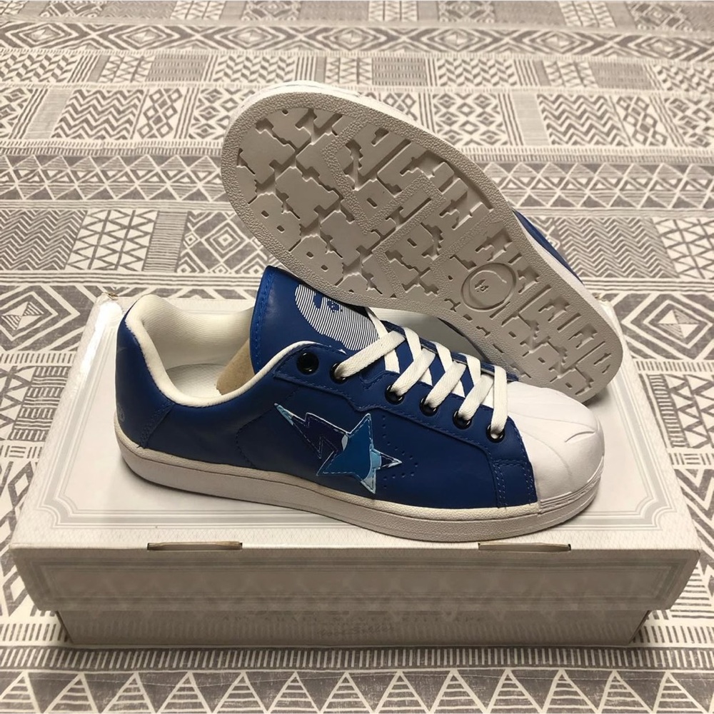 A Bathing Ape Bape Bapesta Camo Skullsta FS-004 Size 8.5